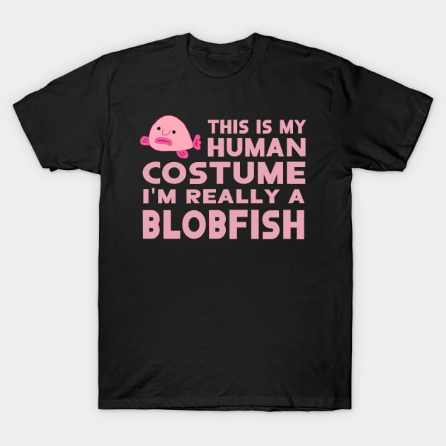 human costume blobfish aquarium anatomy T-Shirt by FindYourFavouriteDesign